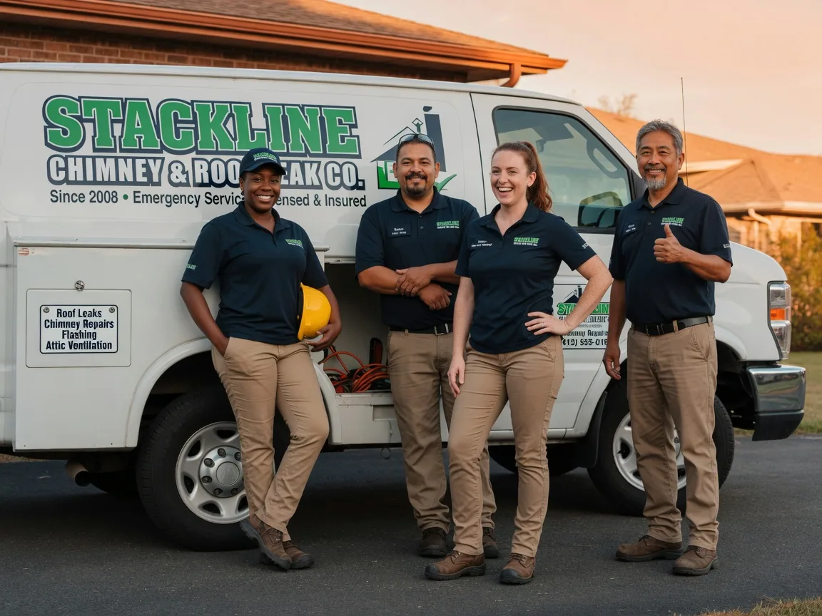 Chimney flashing repair company in Treece, KS